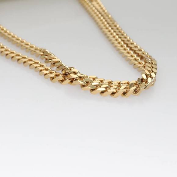 BURBERRY Chain Shoulder Bag Leather Beige Auth 107508 - Picture 7 of 16